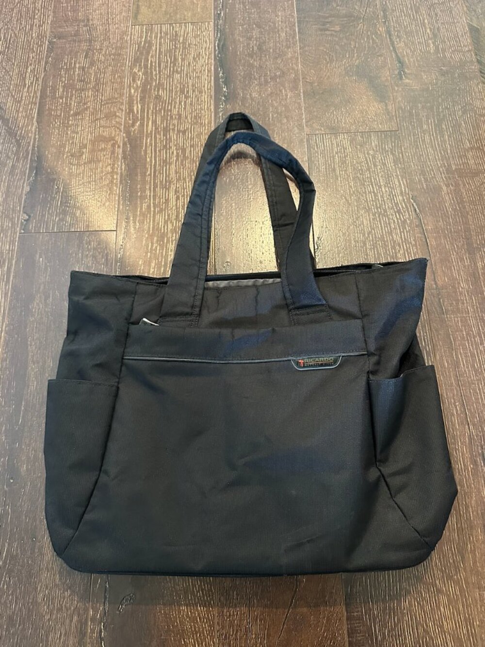 Black Laptop Tote Travel Bag